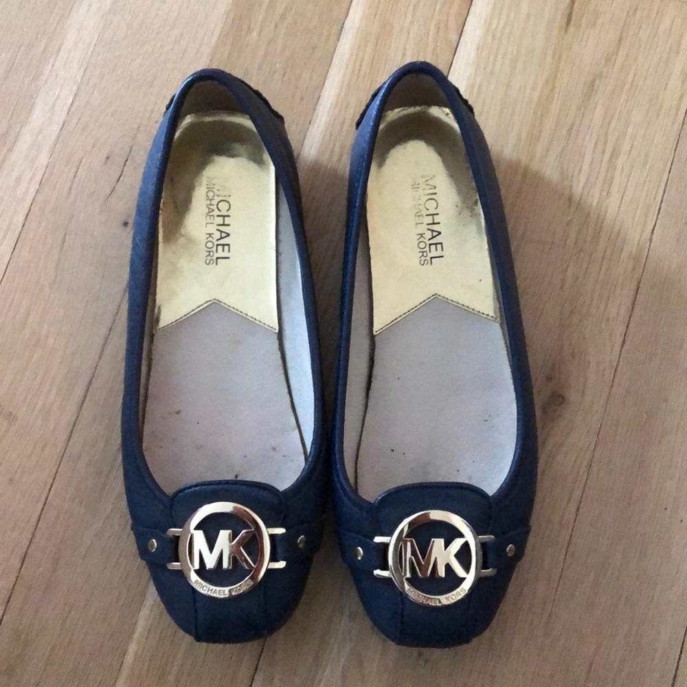 Michael Kors Navy Flats
